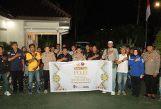 Polres Mojokerto Pererat Sinergi dengan Insan Pers, Berbagi Kebahagiaan Bersama Anak Yatim di Bulan Ramadan