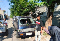 Aksi Anarkis Oknum Perguruan Silat di Kalijudan, Mobil Warga Rusak Parah Dilempar Batu