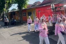 Polsek Lumajang Kota Amankan Jalan Sehat SMAN 1