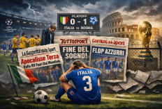 Tiga Kali Beruntun Gagal ke Piala Dunia, Italia Terjebak Krisis Berkepanjangan