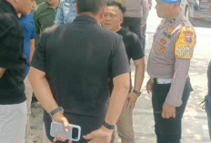 Polsek Gayungan Amankan Demo APMP Jatim di Depan Mapolda