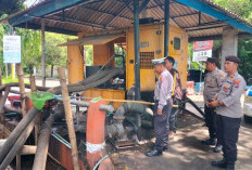 Antisipasi Banjir dan Kriminalitas, Polsek Gayungan Pantau Rumah Pompa Injoko Surabaya
