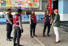 Satuan Samapta Polres Kediri Pastikan Perayaan Natal Berjalan Aman