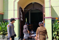  Polsek Tempursari Amankan Perayaan Unduh-Unduh Jemaat GKJW Pundungsari