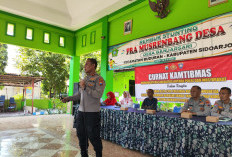 Cegah Radikalisme dan Bullying, Polresta Sidoarjo Gelar Curhat Kamtibmas di Desa Banjarsari