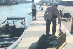 Satpolairud Polres Pasuruan Kota Amankan Nelayan Lekok Gunakan Jaring Trawl
