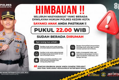 Polres Kediri Kota Ingatkan Orang Tua Pastikan Anak Berada di Rumah Sebelum Pukul 22.00 WIB