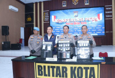 Sebulan Polres Blitar Kota Gasak Lima Tersangka Narkoba, Transaksi Sistem Ranjau