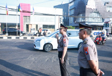 Pastikan Kelancaran Arus Lalu Lintas, Kapolres Gresik Turun Langsung Cek Personel