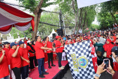 Semarak HUT Ke-81 RI, Kapolres Gresik Hadiri Jalan Sehat dan Pastikan Pengamanan Berjalan Optimal