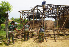 Dikebut, RTLH Warga Mandala Mulai Diratakan