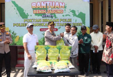 Disebar ke Lini Pedesaan, Polres Bangkalan Gerojok 6 Poktan Binaan dengan Benih Jagung Hibrida