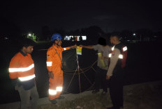 Polres Tulungagung dan PLN Razia Layang-layang di Jalur SUTT