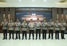 Perkuat Pelayanan Publik, Kapolres Gresik Pimpin Sertijab Sejumlah PJU dan Kapolsek Jajaran