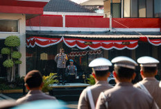 Sentuhan Hangat Kapolres Jember di Balik Apel, Minta Anggota Saling Jaga dan Perhatikan yang Sakit