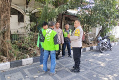 Polsek Wiyung Sosialisasikan Call Center 110  Sasar Pengemudi Ojol di Surabaya