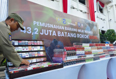 Pemkot Surabaya Bersama Bea Cukai Musnahkan 43,2 Juta Batang Rokok Ilegal
