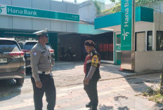Antisipasi Kriminalitas, Polsek Mulyorejo Gelar Patroli Dialogis di Perbankan