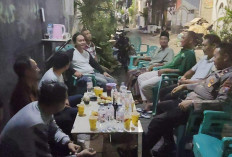 Tingkatkan Keamanan Lingkungan, Kapolsek Sukomanunggal dan Camat Cangkrukan Kamtibmas di Sonorejo