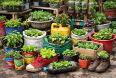 Hobi Berkebun Kian Diminati, Barang Bekas Jadi Media Tanam Kreatif