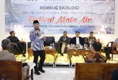 Hadiri Festival Mata Air Desa Bulukerto, Plt Wali Kota Heli Suyanto Tekankan Urgensi Pelestarian Sumber Air