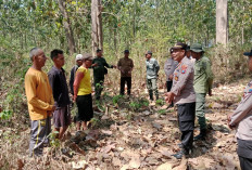 Cegah Karhutla, Satbinmas Polres Ngawi Perkuat Pembinaan di Kawasan Perhutani