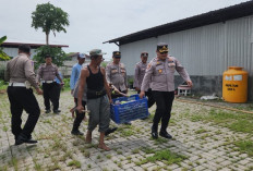 Polres Pelabuhan Tanjungperak Panen Terong di Tambakwedi, Dukung Swasembada Pangan Astacita
