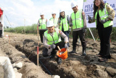 Dukung Hunian Bersubsidi, Kapolres Kediri Lakukan Peletakan Batu Pertama Grand Dharaka Residence 2