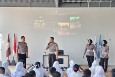 Polantas Menyapa, Satlantas Polres Mojokerto Kampanyekan Tertib Lalu Lintas dan Perangi Bullying di Sekolah