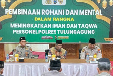 Polisi Tulungagung Isi Baterai Iman Lewat Binrohtal Sebelum Layani Masyarakat