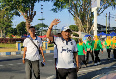 Meriahkan HUT ke-81 RI, Lapas Jember Rekatkan Silaturahmi Lewat Jalan Sehat