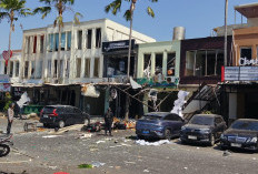 Polisi Dalami Penyebab Pasti Ledakan di Ruko San Antonio Surabaya