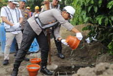 Polres Kediri Bangun Videotron Outdoor untuk Dukung Kegiatan Kedinasan