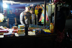 Polsek Taman Datangi Pedagang Petasan dan Kembang Api, Sampaikan Imbauan Kamtibmas