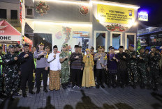 Wujudkan Kamtibmas Kondusif, Kapolres Kediri Kota dan Forkopimda Cek Kesiapan Pos Pam