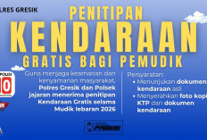 Polres Gresik Buka Layanan Penitipan Kendaraan Gratis