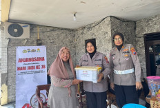  Polwan Polres Tanjung Perak Sambangi Senior, Rawat Semangat Pengabdian