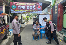 Sidokkes Polresta Sidoarjo Gelar Patroli Bakti Kesehatan Di TPS Pilkades Serentak Jaga Kondisi Petugas