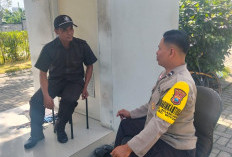Bhabinkamtibmas Balas Klumprik Sambang Satpam Grand Village, Imbau Peningkatan Kamtibmas