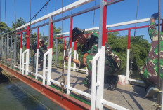 Jembatan Perintis Garuda di Pasrujambe Segera Rampung, Tinggal Penyetelan Seling dan Pengecatan