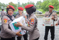 Hari Jadi Reserse Polri Ke-78, Polres Lumajang Salurkan Bantuan Sembako untuk Korban Lahar Semeru