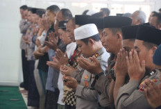 Kapolres Pasuruan Gelar Salat Gaib dan Doa Bersama Tekan Angka Kecelakaan