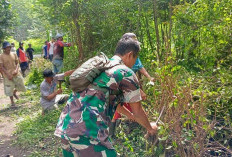 Babinsa dan Warga Tempeh Lor Bersihkan Jalan Setapak, Wujudkan Lingkungan Bersih dan Aman