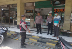 Cegah Kriminalitas di Titik Vital, Patroli Presisi Polsek Rungkut Sasar Toko Emas Kawasan Pasar Baru