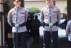 Pimpin Apel Bersama Polres Kediri Kota, AKBP Anggi Titip Pesan Soliditas kepada AKBP Kresno