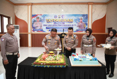 HUT Ke-71 Polantas, Polres Jember Gelar Tasyakuran dan Berbagi Kasih