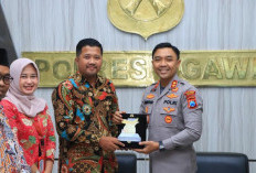 AKBP Prayoga Angga Terima Kunjungan Kerja Ketua KPU Kabupaten Ngawi