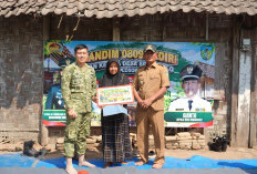 Wujudkan Kemanunggalan di HUT Ke-81 TNI, Dandim Kediri Pimpin Bedah Rumah Warga Kurang Mampu
