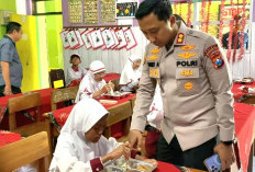 MBG Pola Prasmanan SD Islam Pasuruan Jadi Pilot Project, Kapolres Turun Meninjau