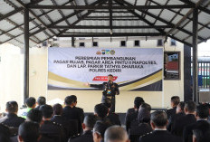 Polres Kediri Revitalisasi Area Pintu II, Hadirkan Parkir Baru dan Lingkungan Asri